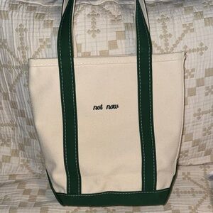 NWOT LL Bean Canvas Boat and Tote